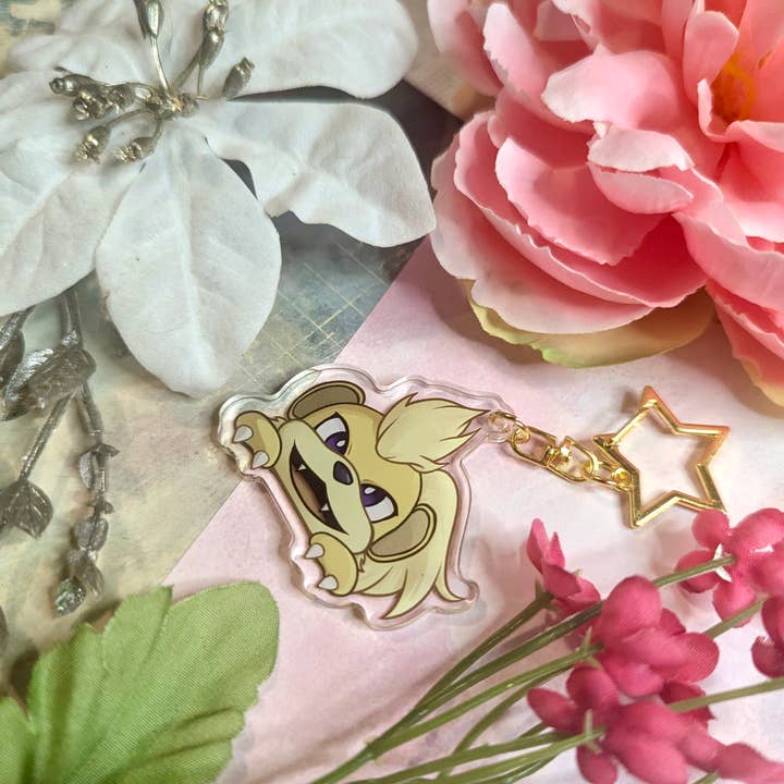 Winterra LLC – Großhandel Schlüsselanhänger – Unisex – Growlithe 2-Zoll-Schlüsselanhänger aus Acryl | Pokemon 7