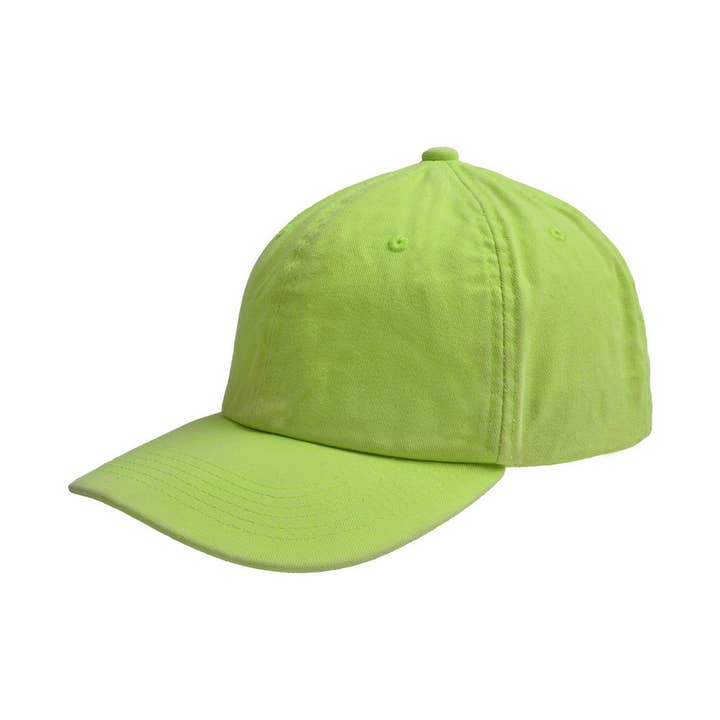 ACCITY - Wholesale Baseball Cap - Women's - Parent-Child Neon Baseball Cap - Soft Brim Sun Hat CWAH12228