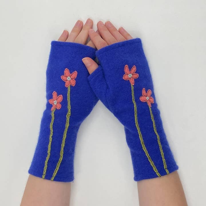 Sardine Clothing Co. – Großhandel Handschuhe – Damen – Fingerlose Cashmere Handschuhe-Wildflower