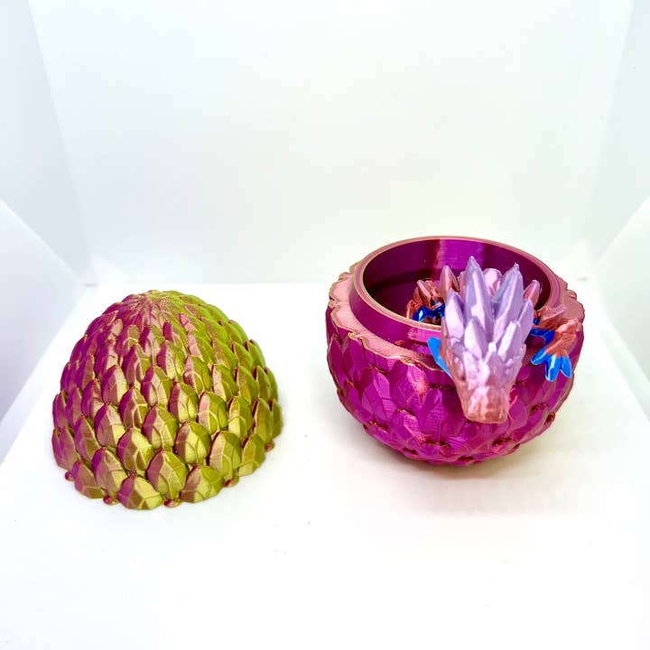 Ruby’s dragons - Venta al por mayor Figura decorativa - Set mediano de huevos misteriosos de dragón impresos en 3D – Colores surtidos10