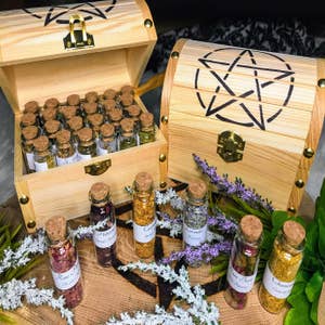 HUGE WITCHCRAFT KIT ~ Wiccan Altar Supplies ~ Witch Kit ~ Witch Box