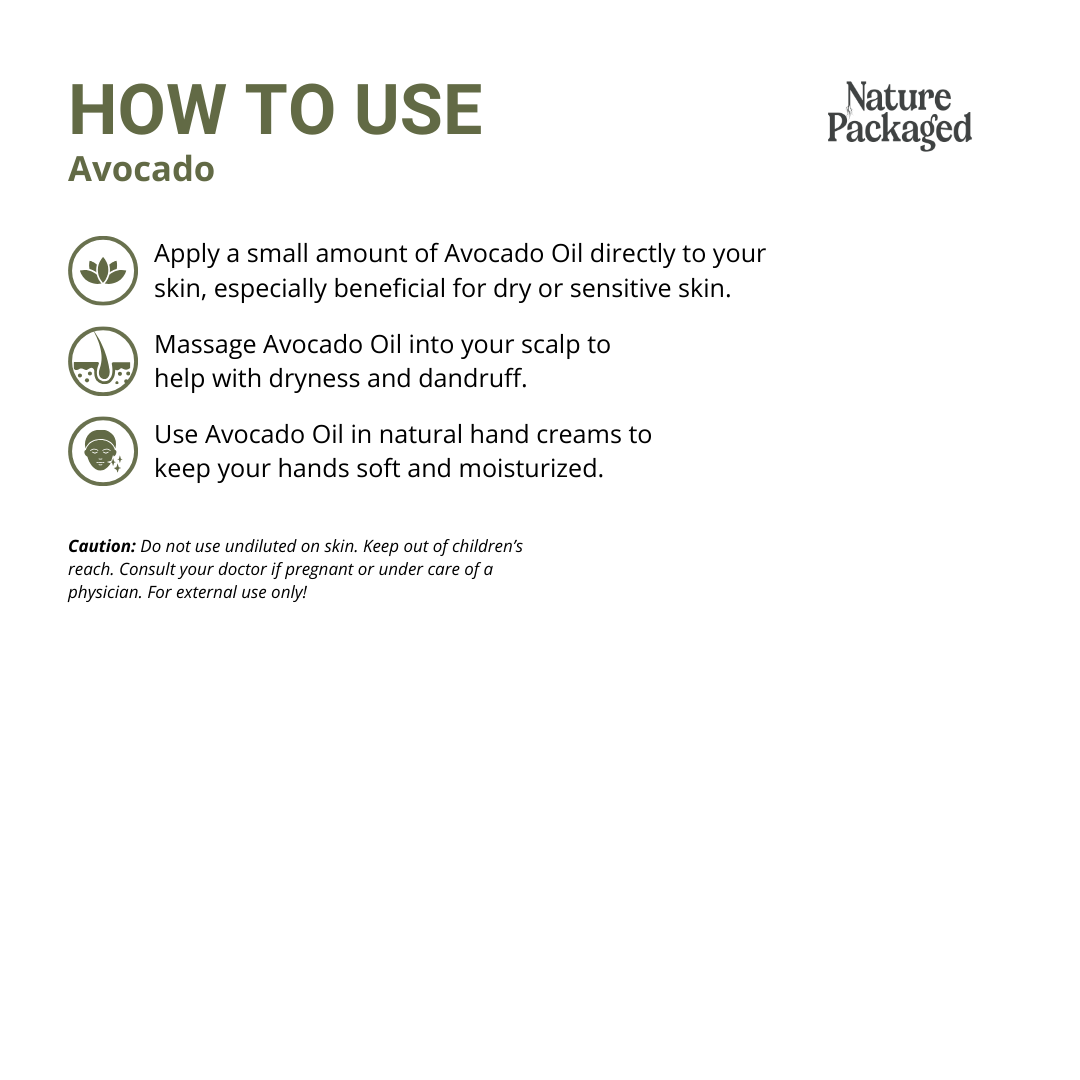 Nature Packaged – Engroshandel Bad/Kropsolie – Avocadobærerolie - 100% ren - Farm-Direct Sourcing7