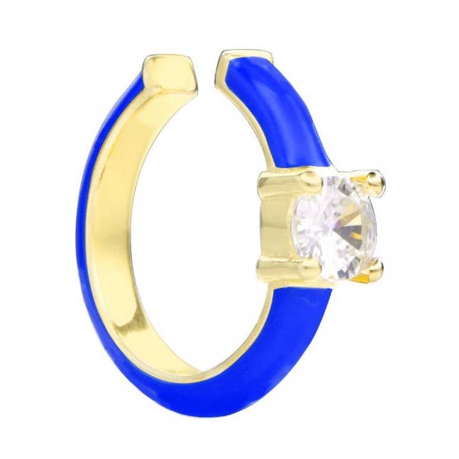 Punho de esmalte de diamante por atacado de JTG Jewelry