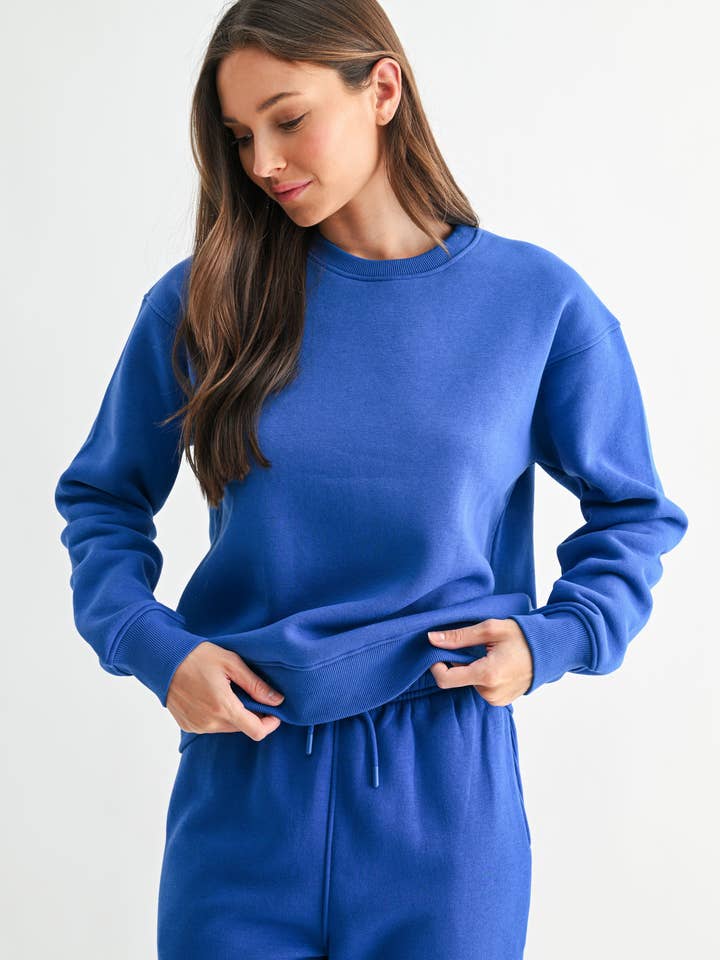 Classic Fit Fleece Sweatshirt for wholesale by Mono B