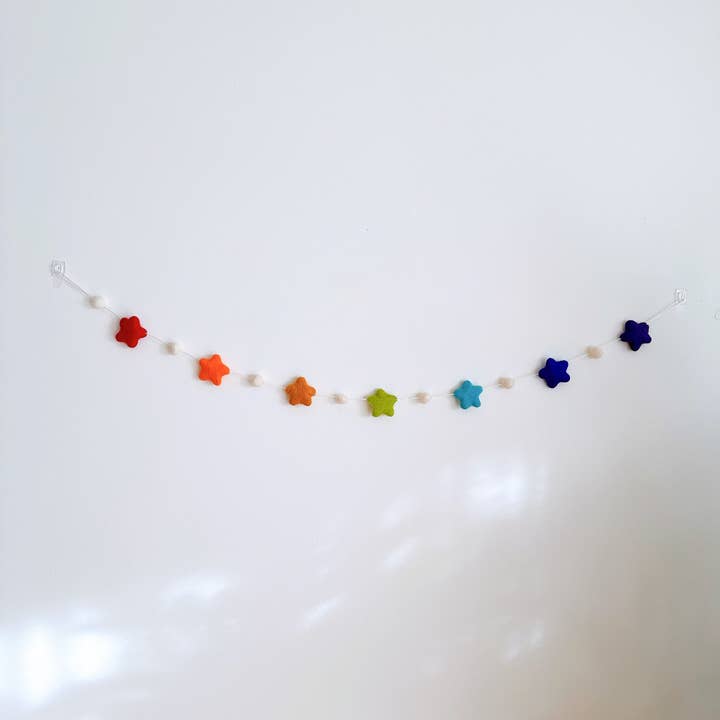 Guirnalda de estrellas de fieltro para venta al por mayor de Ganapati