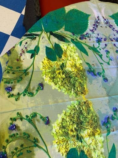 Toalha de mesa 42 “x 42" - hortênsia vitoriana (serenidade) por atacado de NINA J