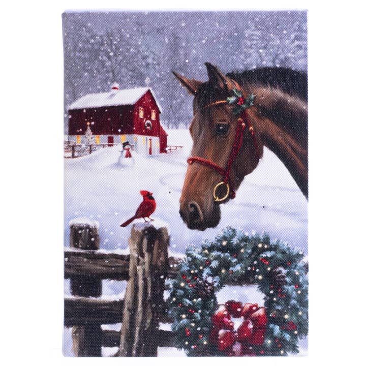 TT Horse w/Cardinal for wholesale by Oak Street Wholesale