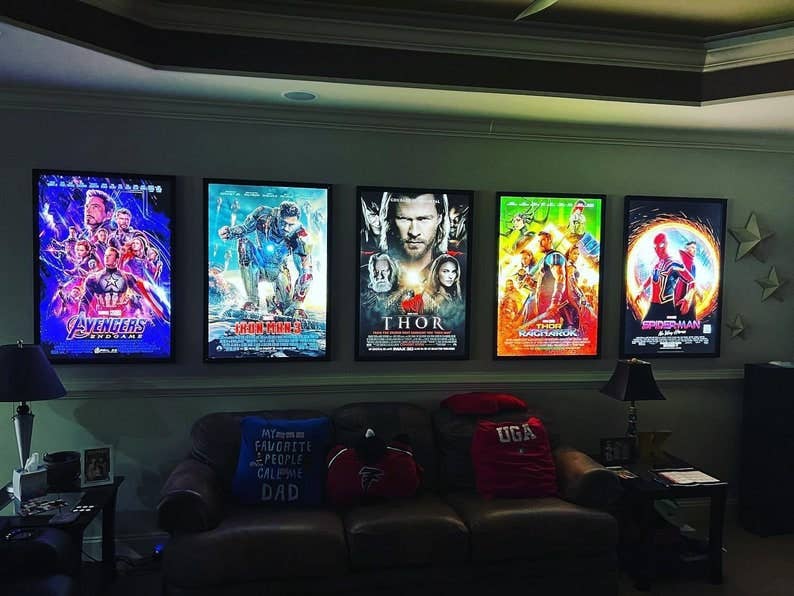 Glowbox LLC - Wholesale Picture Frame - 4-PACK Glowbox "World Famous" LED Light Box Poster Frames - Made in the USA15