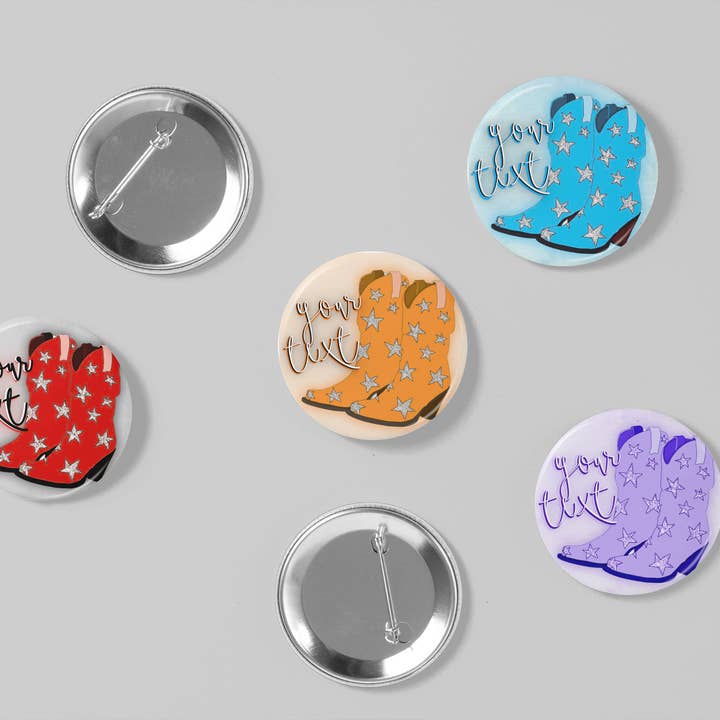 Botón de día de juego | Botas vaqueras | Personalizable para venta al por mayor de GameDayDrips