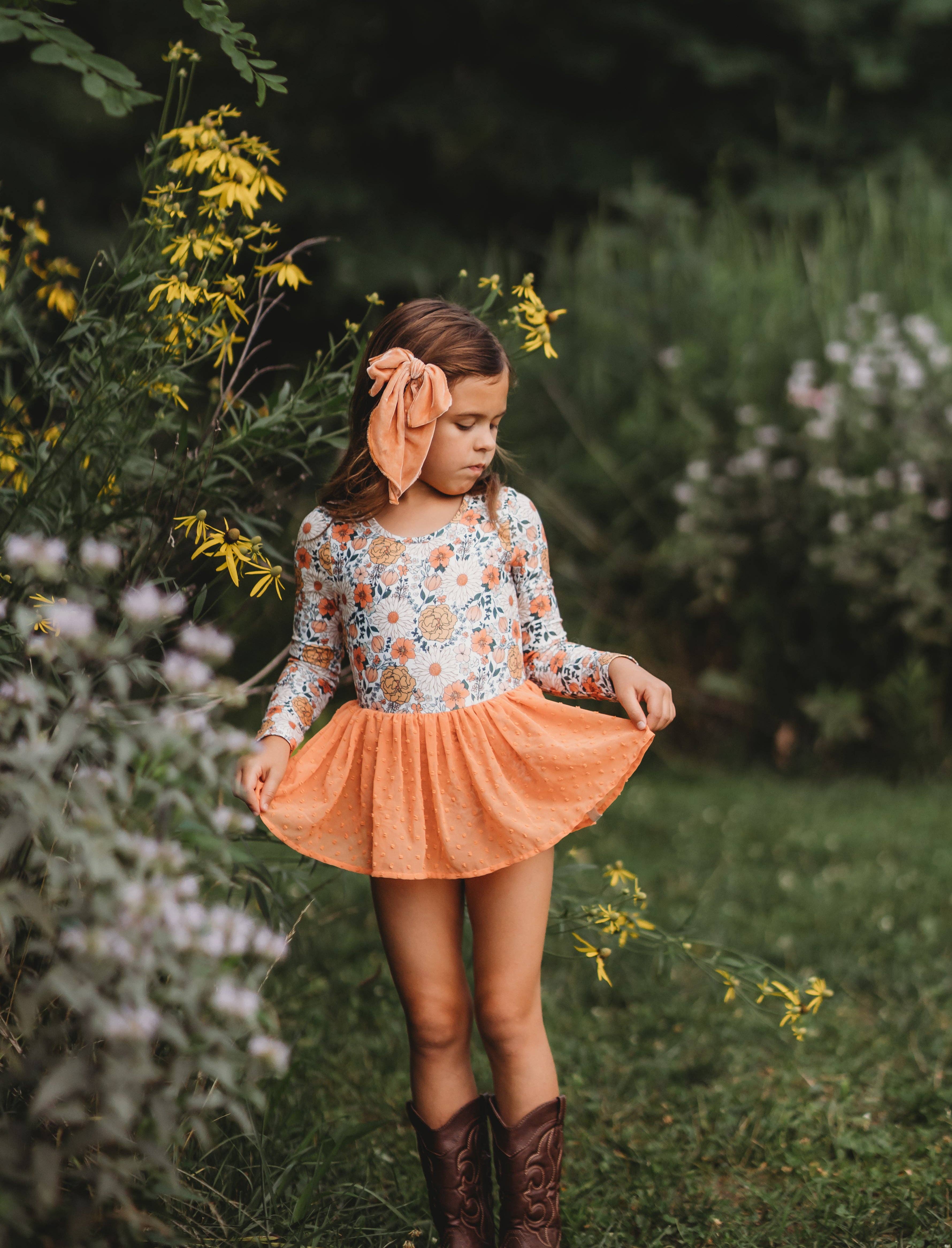 Cheeky Plum - Wholesale Leotard - Kids - Farrah Leotard - Terra Cotta1