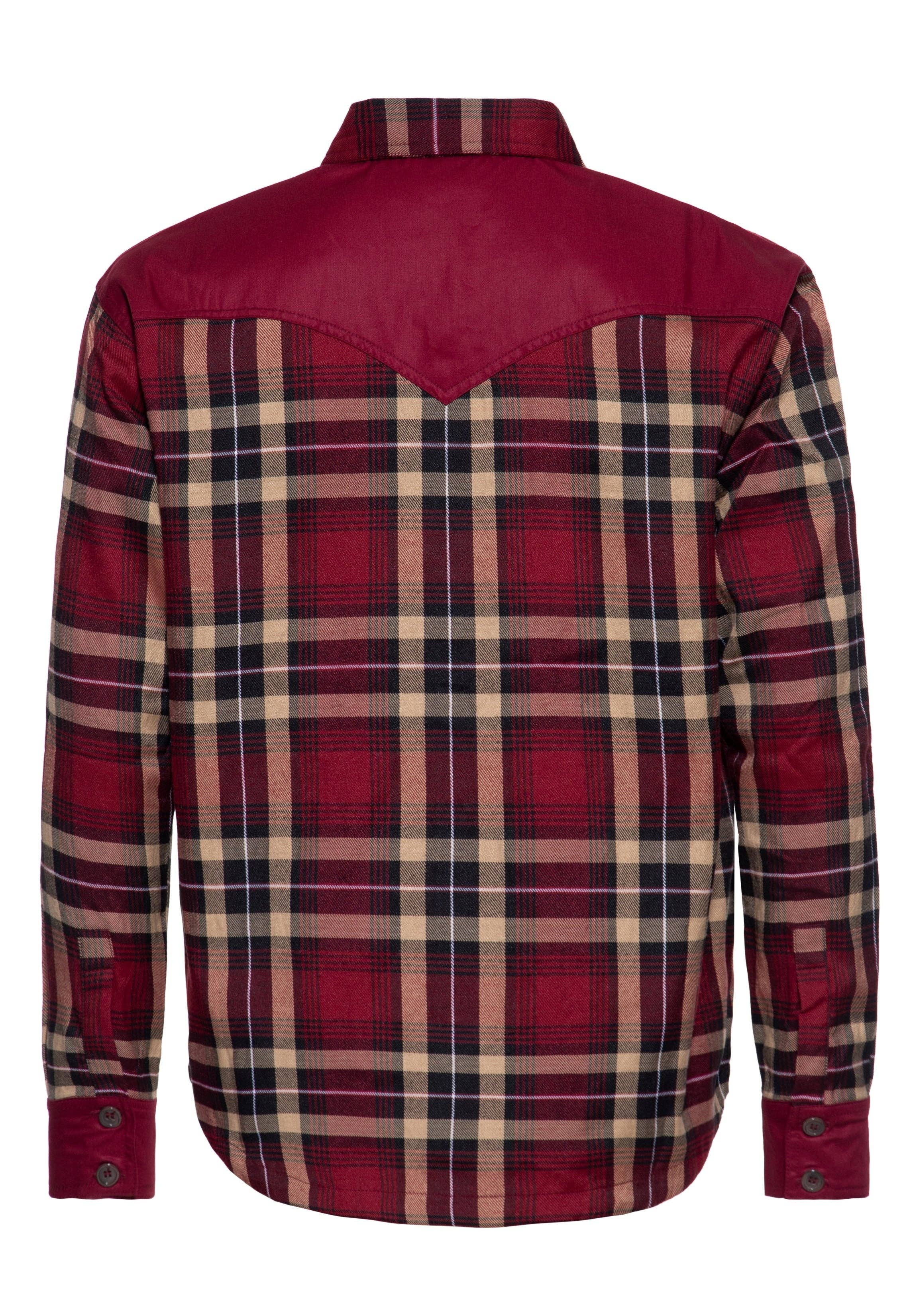 Bordeaux Western flannel shirt for wholesale on Faire1