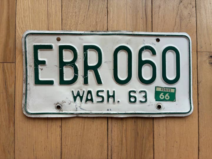 1963 to 1964 Washington State License Plate - Check W/ DOL First For YOM for wholesale by RusticPlates