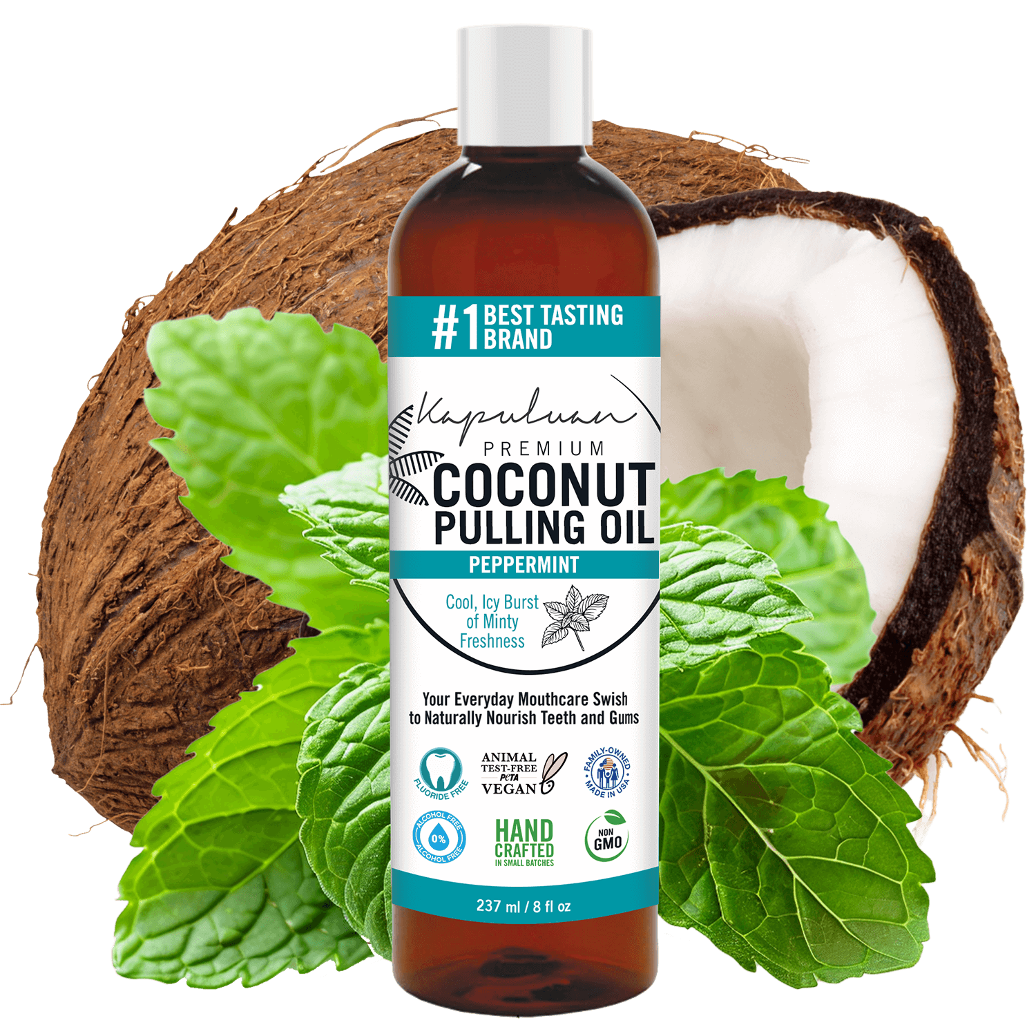 Kapuluan Coconut - Wholesale Mouthwash - Coconut Oil Pulling for Teeth and Gums Mouthwash 0