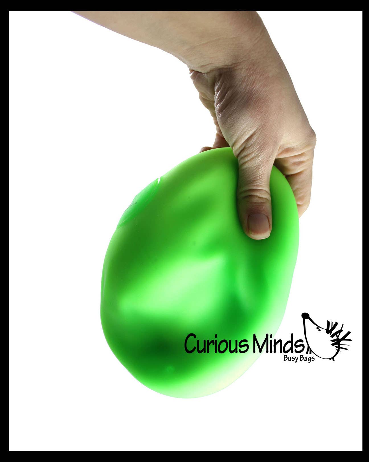 Curious Minds Toys - Wholesale Stress Relief Ball/Dough - 1 Jumbo 4" Doh Stress Stretch Ball - Moldable Pinch Poke Se10