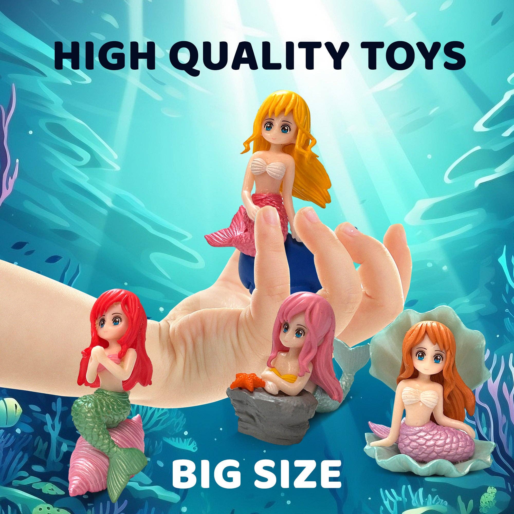 Relaxcation - Wholesale Bath Bomb/Fizz - Big Bath Bombs for Kids with Surprise MERMAID Toys Inside1