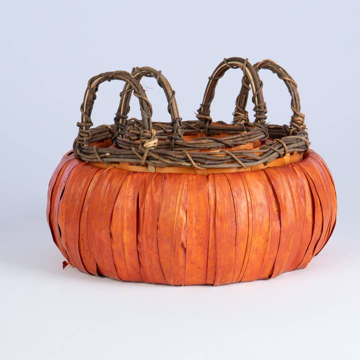 Willow Group - Wholesale Basket - S/2 RD CHIPWOOD SH
