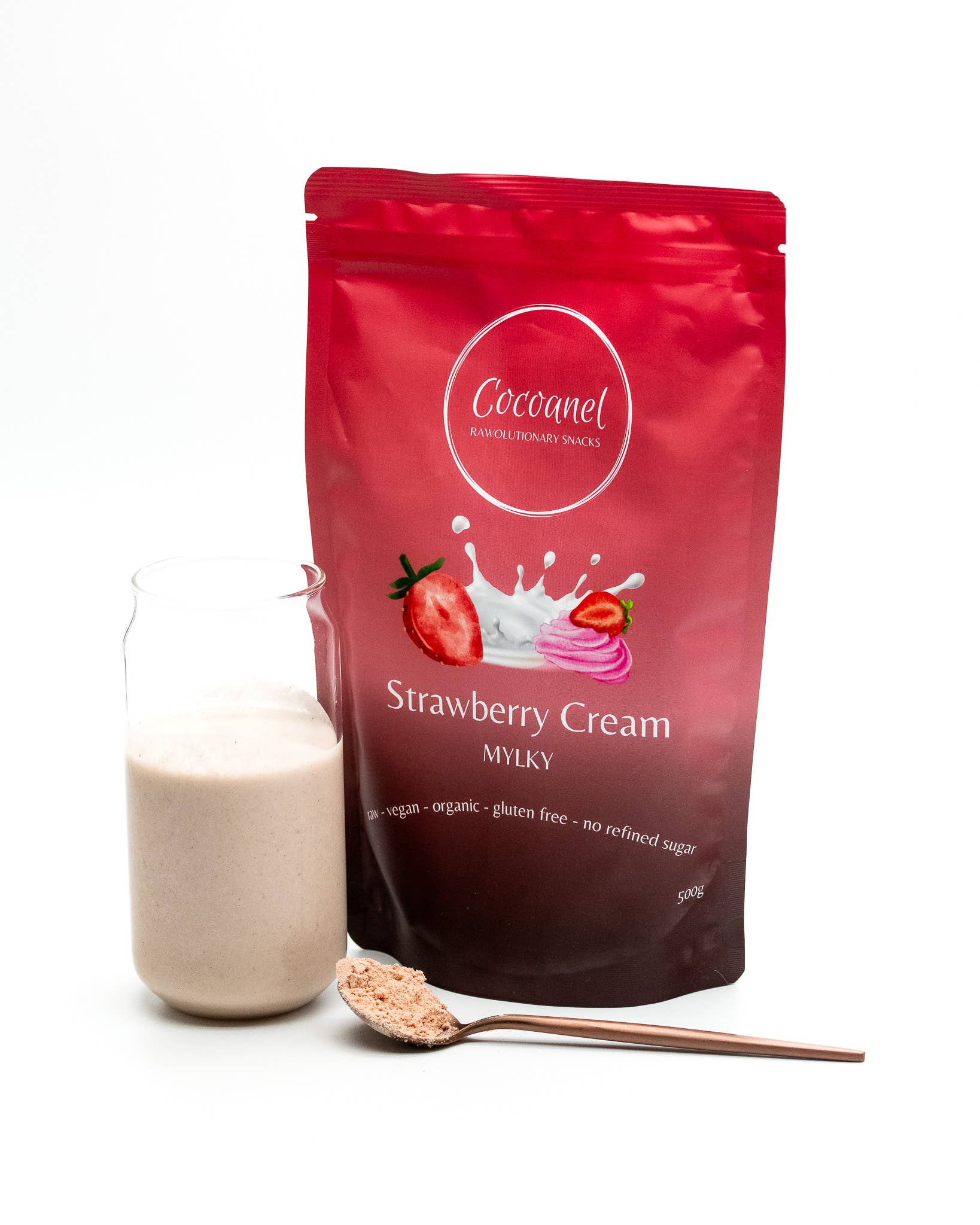 Cocoanel - Wholesale Powdered Health Drink - Strawberry Cream Mylky2