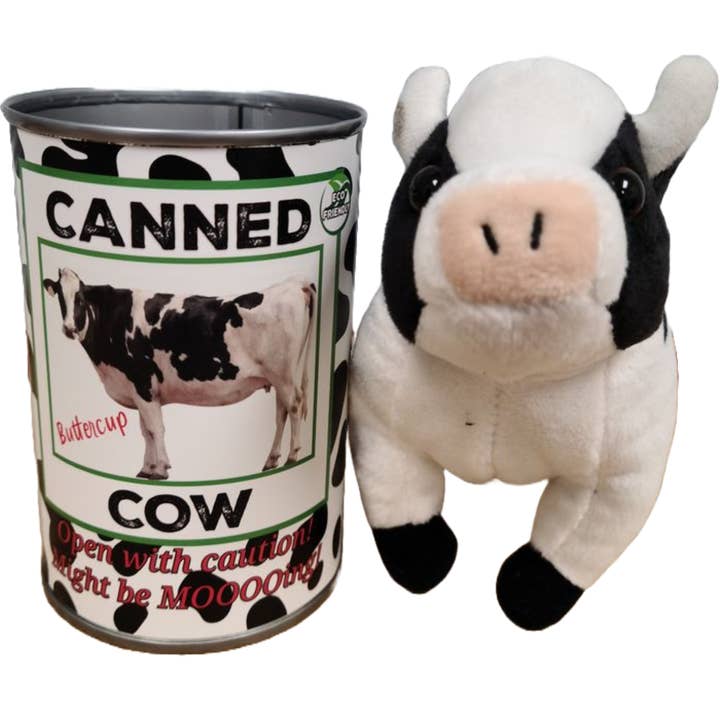 Canned Gifts - Wholesale Stuffed/Plush Toy - Kids & Baby - Canned Cow | Stuffed Farm Animal Plush w/Jokes | Unique Gift4