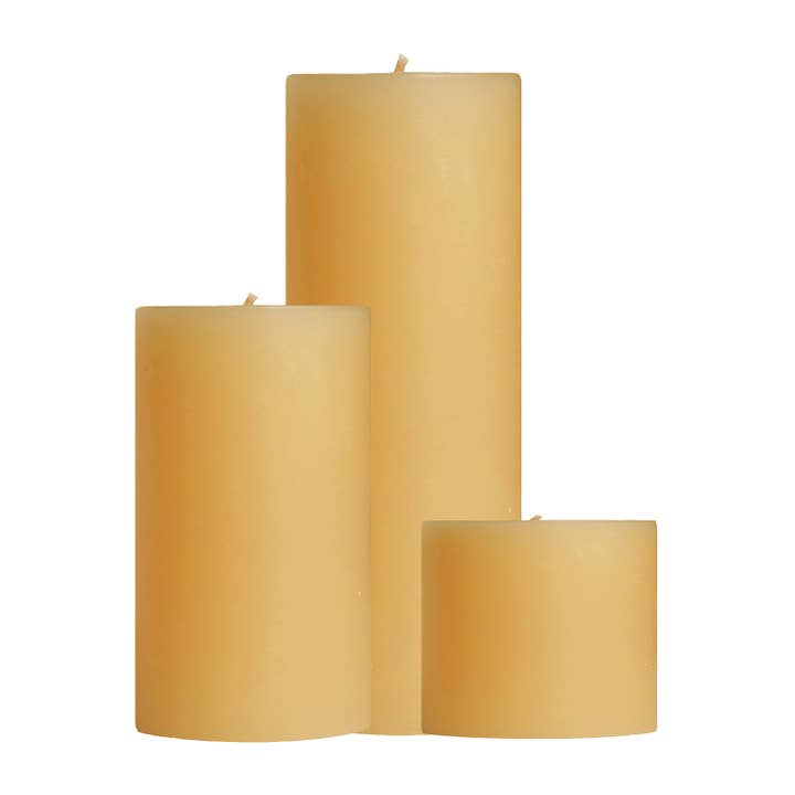 Patchouli Scented Pillar Candles - 3x3", 3x6", 3x9" Sizes for wholesale by Mole Hollow Candles