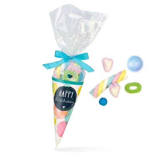Sugar bag Happy birthday candy mix birthday for wholesale by Der Zuckerbäcker
