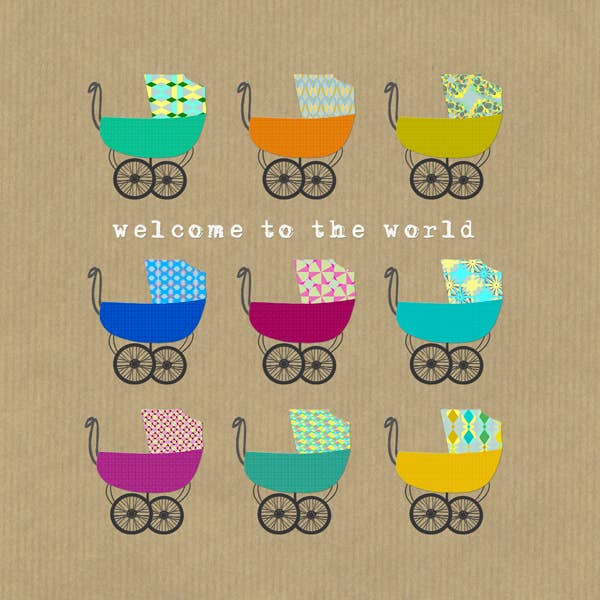 HN005... Babykort för wholesale av Sally Scaffardi Design