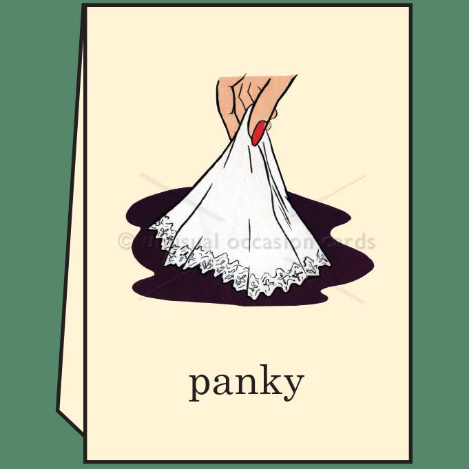 Hanky-panky für den Großhandel von Unusual Occasion Cards