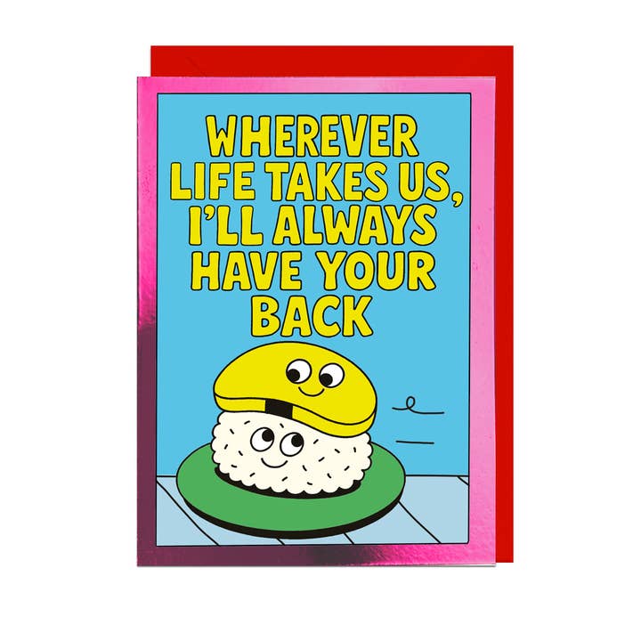 TENHO O TEU APOIO, CARTÃO DE FOLHA VERMELHA ENVELOPE por atacado de Jolly Awesome