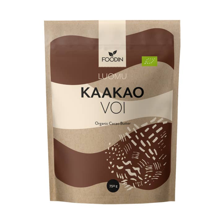 Kakaobutter, Bio, roh 750g für den Großhandel von Foodin