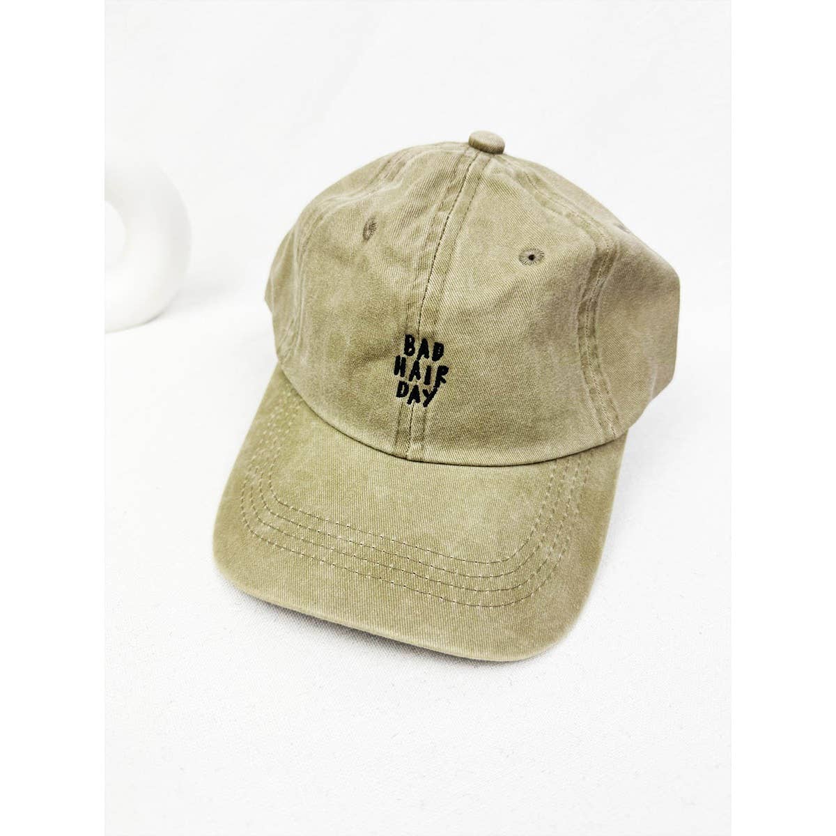 Love and Repeat - Wholesale Baseball Cap - Unisex - Bad Hair Day Embroidered Washed Baseball Cap4