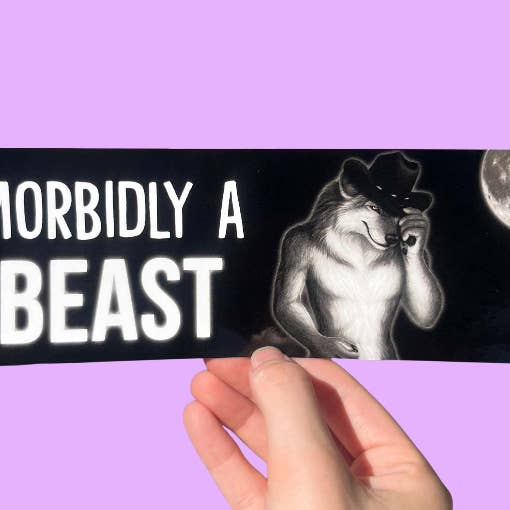 The Funnel Cake Tree - Wholesale Sticker - Morbidly A Beast Sarcastic Bumper Sticker