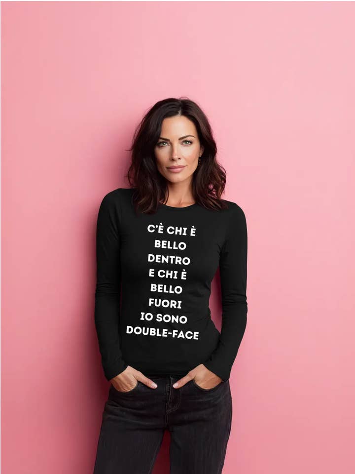 RANPOLLO MILANO - Wholesale Screen Printed T-Shirt - Women's - THE DOUBLE-FACE2