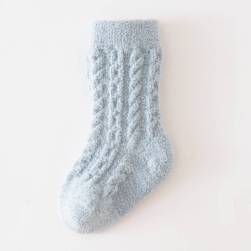 Little Trendy - Wholesale Socks - Baby - Baby newborn twist texture thickened warm socks2