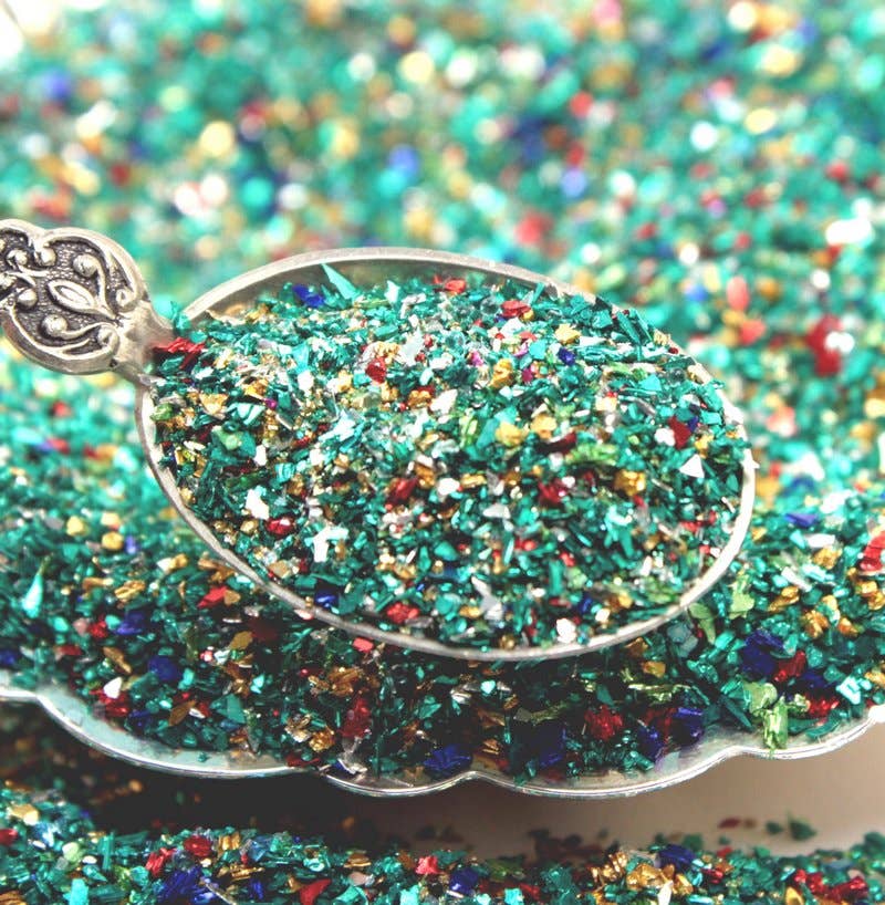 Sea Glass - Medley German Glass Glitter -90 Grit - Bulk Bags for wholesale on Faire5