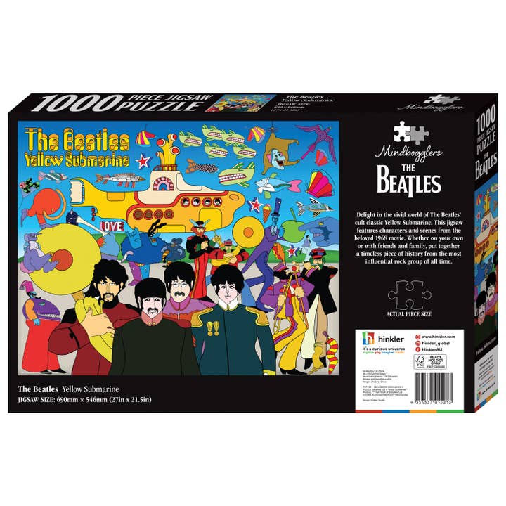 Hinkler Australia - Wholesale Puzzle – Adult - The Beatles Jigsaw Yellow Submarine5