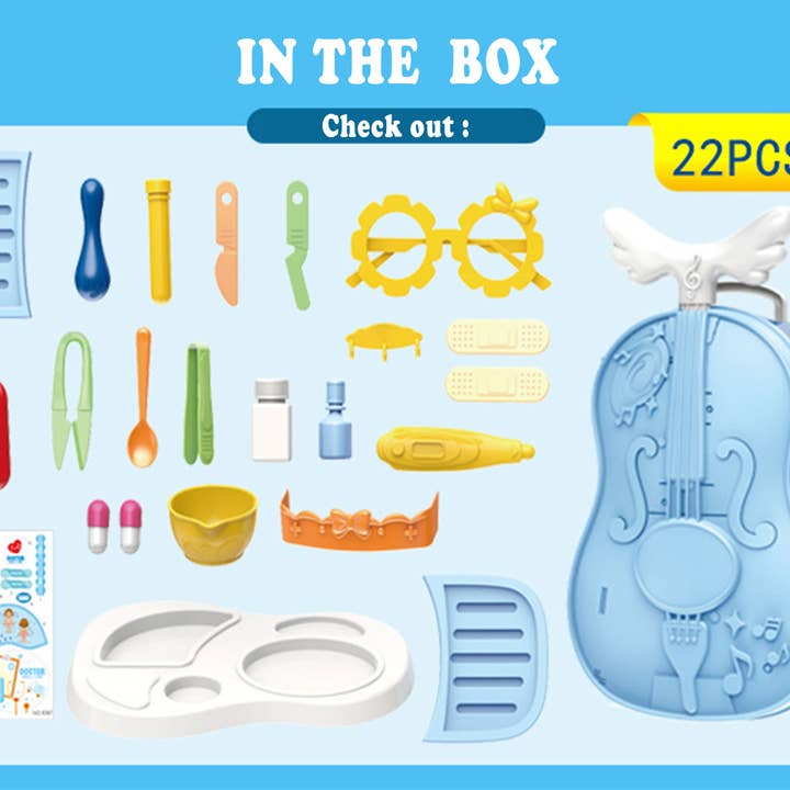 Toyventures - Wholesale Toy Set - Kids - Kids Doctors Set Case for Kids Educational Toys for 3 Year