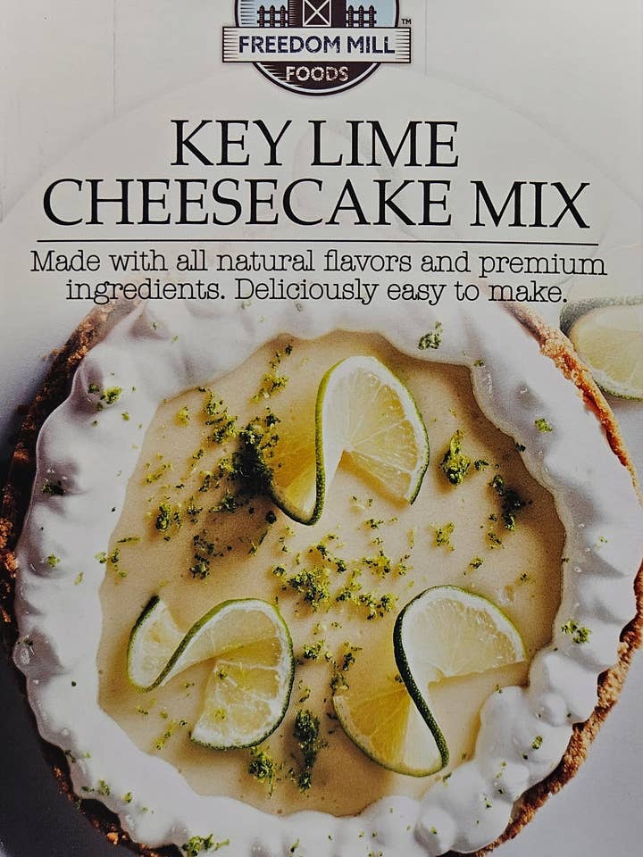 Freedom Mill Foods Key Lime Cheesecake Mix for wholesale by Freedom Mill Foods