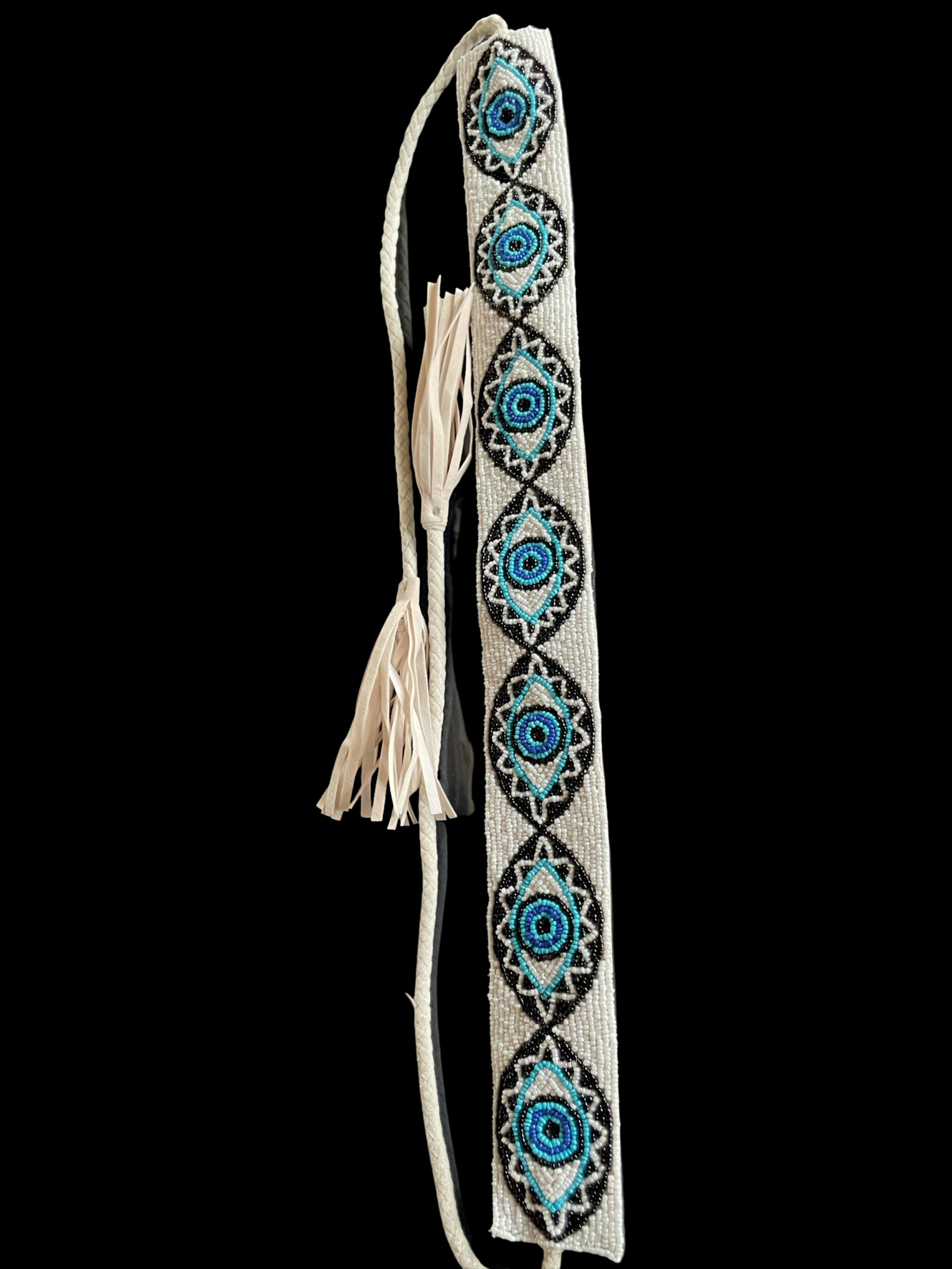 Pink and Silver - Vendita all'ingrosso Cintura - Donna - Cintura o cappello Evil Eye decorato a mano3