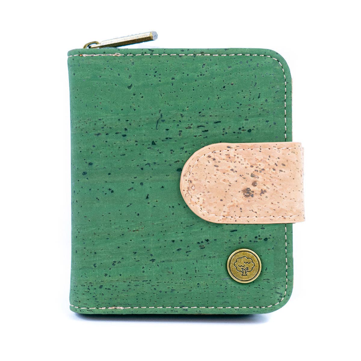 Meninas Bonitas Cork - Wholesale Wallet - Women's - Stylish Solid-Color Cork Women's Short Wallet BAG-235311