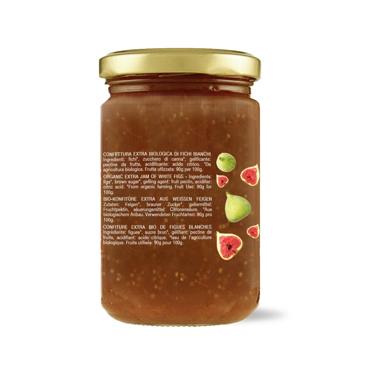 CONVIVIA for italian food lovers - Vendita all'ingrosso Marmellata/Gelatina - Confettura extra di fichi bianchi bio 360g1