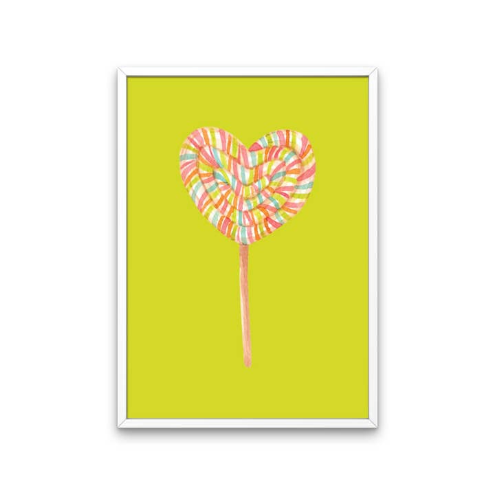 Fairy Bread Designs - Wholesale Art print - Lollipop 2 Print