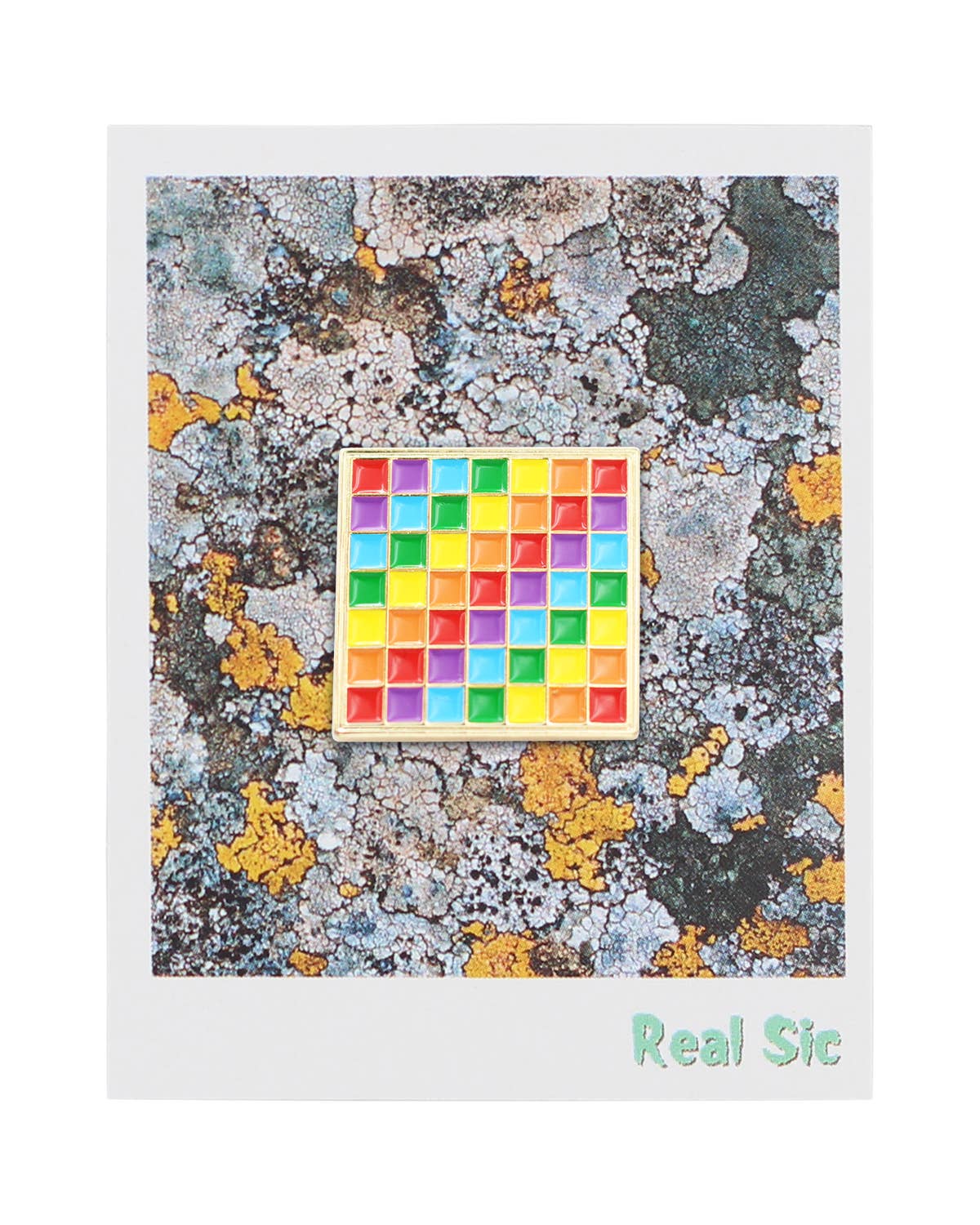 Real Sic - Wholesale Lapel Pin/Button - Rainbow LGBT Lapel Pins Guy Pride Flag Enamel Pin1