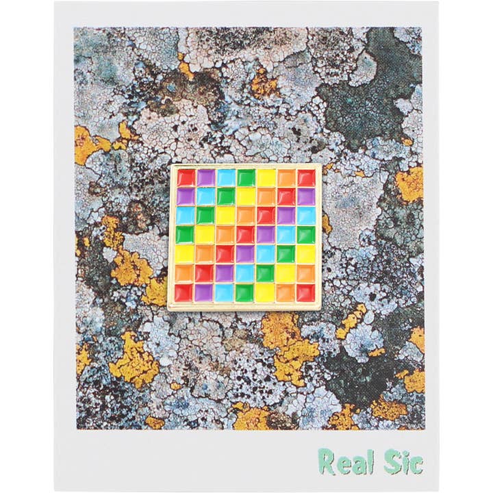 Real Sic - Wholesale Lapel Pin/Button - Rainbow LGBT Lapel Pins Guy Pride Flag Enamel Pin1
