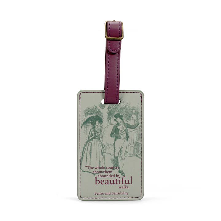 Half Moon Bay By Design - Wholesale Luggage Tag - Luggage Bag Tag Jane Austen Sense and Sensibility0