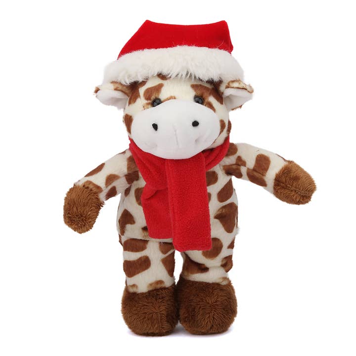 Animaux de Noël avec écharpe girafe 12" pour la vente par Plushland
