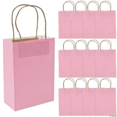 MED PINK CRAFT BAGS for wholesale by Fun Express