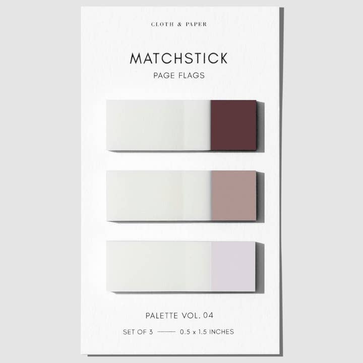 Cloth & Paper – Engroshandel Klistermærke – Matchstick Side Flag Sæt8
