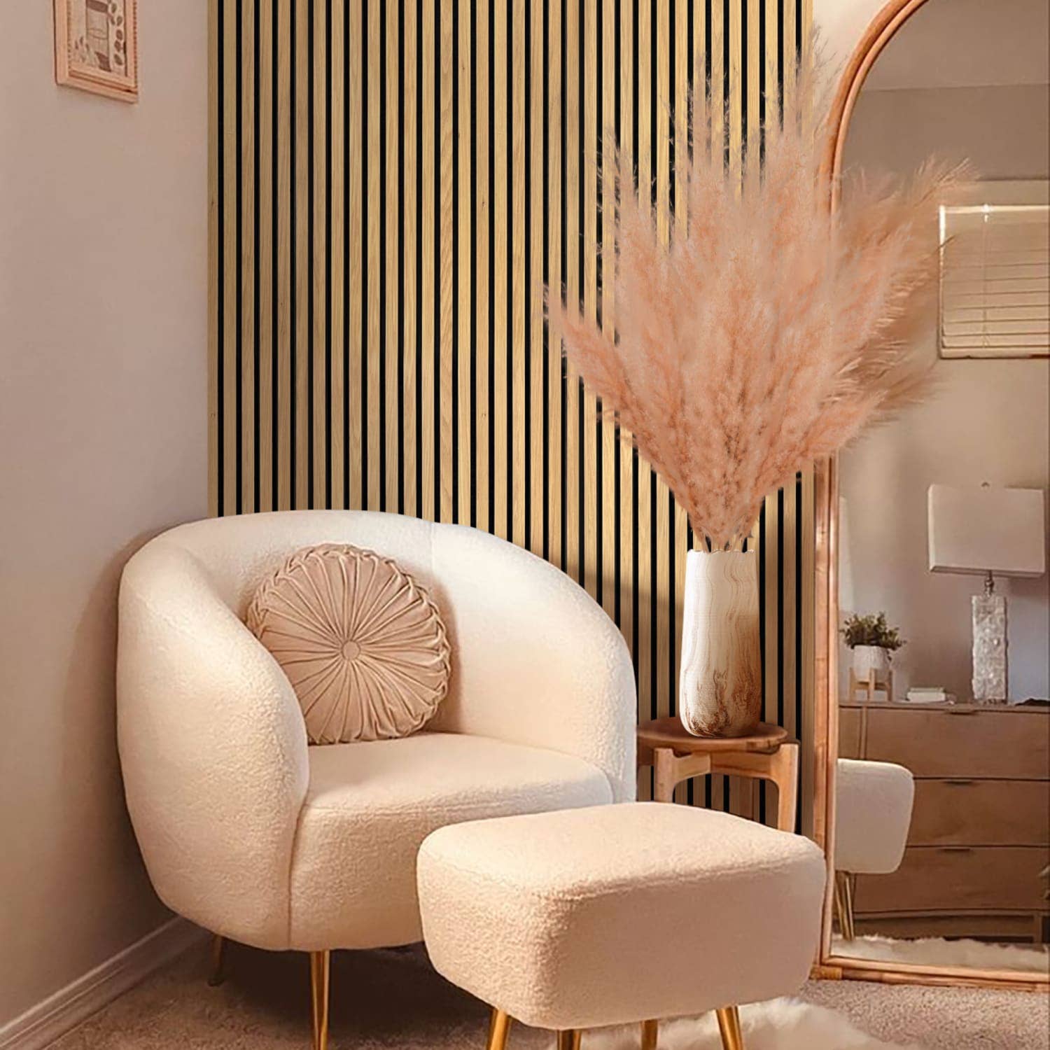 Jobu Home – wholesale Wall Accent – Natural Oak Acoustic Wall Panels4