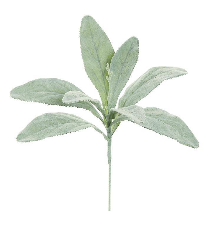 Select Artificials, Inc. - Vente Fleurs artificielles - Cueille-l'oreille d'agneau, 16", Gris/Vert0