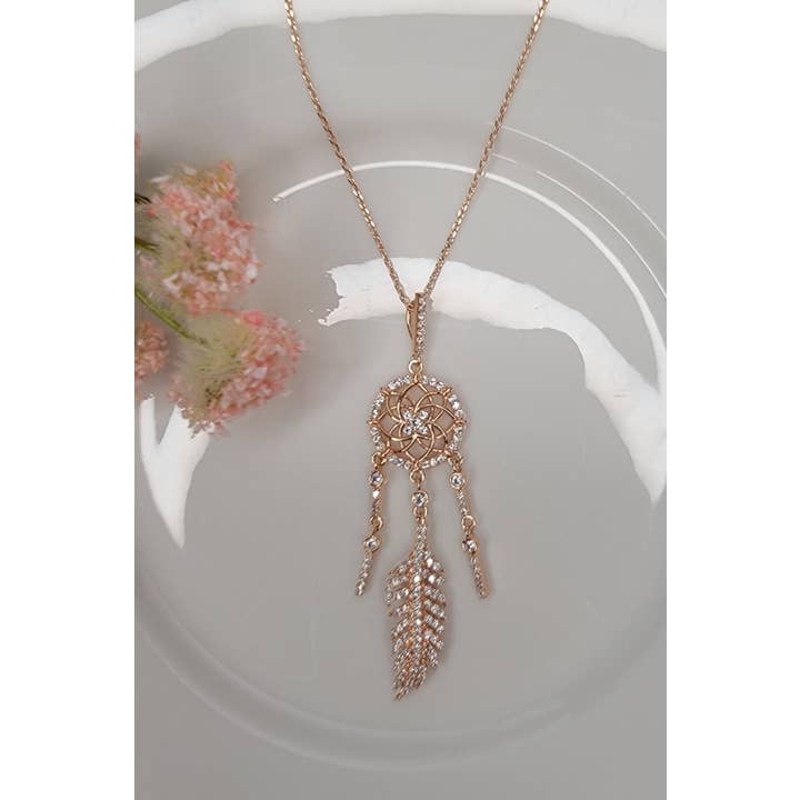 BETTYOH INC - Vendita all'ingrosso Collana con ciondolo/pendaglio - COLLANA DREAM CATCHER.