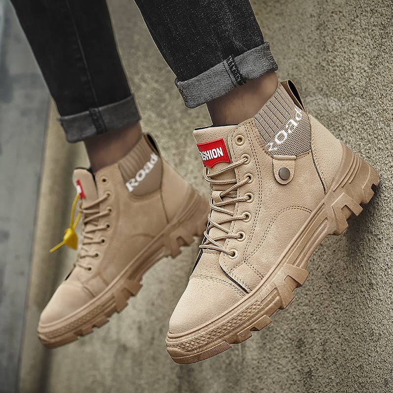 Calseosvic - Wholesale Gevechtslaarzen - Heren - Stevige, lekbestendige werkschoenen voor heren6